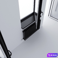 Aluminum window and balcony door ALUMIL 3D Model Corona