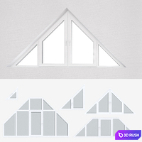 A set of plastic windows 12 3D Model Vray