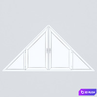 A set of plastic windows 12 3D Model Vray