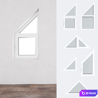 A set of plastic windows 11 3D Model Vray