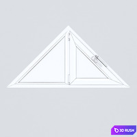 A set of plastic windows 11 3D Model Vray
