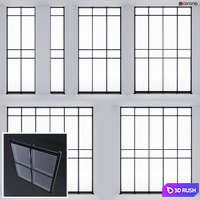 Structural glazing 1 3D Model Corona