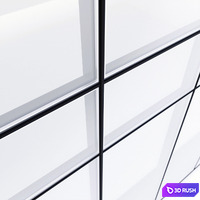Structural glazing 1 3D Model Corona