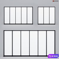 Panoramic glazing 3D Model Corona