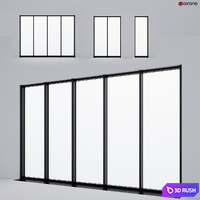 Panoramic glazing 3D Model Corona