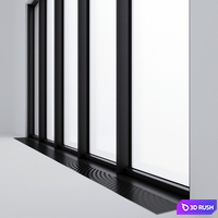 Panoramic glazing 3D Model Corona
