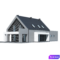 ABS House V262 3D Model Vray