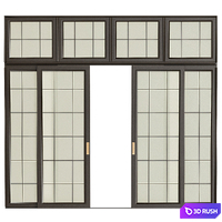Japanese interior doors 3D Model Vray