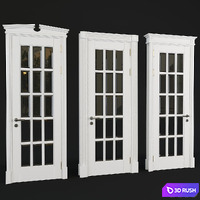 Doors of FALEGNAMERIA CLASSICA collection from Legnoform factory 3D Model Corona