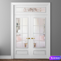 Doors Volhovets Paris 8133 and 8112 3D Model Vray