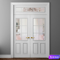 Doors Volhovets Paris 8131 and 8132 3D Model Vray