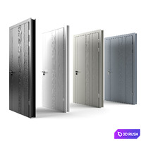 Agoprofil Twin doors 3D Model Vray