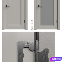 Internal door Academy Medea 5 doors # 1 3D Model Vray