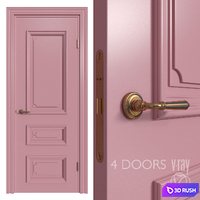 Internal door Academy Navarra 4 doors # 1 3D Model