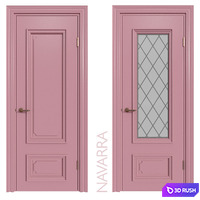 Internal door Academy Navarra 4 doors # 2 3D Model Vray
