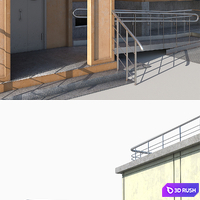 Multi-storey residential building 3D Model Corona