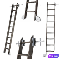 Ladder for home library 3D Model