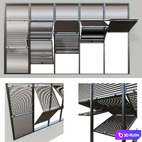 Shutters 7 3D Model Vray, Corona