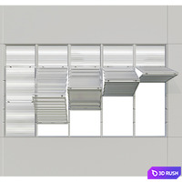 Shutters 7 3D Model Vray, Corona