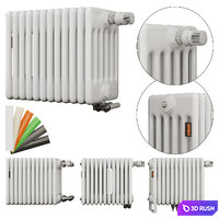 Arbonia Radiators set (six-pipe) 3D Model Vray, Corona