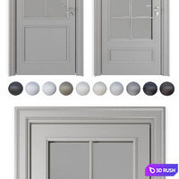Volhovec_Doors_collection_Paris_set 1 3D Model Vray, Corona