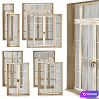 Entrance window number 001 3D Model Vray