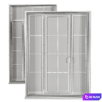 Entrance window number 001 3D Model Vray