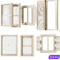 Entrance window number 005 3D Model Vray