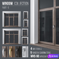 Window Collection Part 5 3D Model Vray