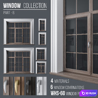 Window Collection Part 6 3D Model Vray