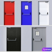 DoorHan Fire Doors 3D Model Corona