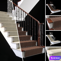 Staircase 3D Model Corona