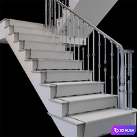 Staircase 3D Model Corona