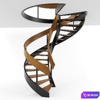 Stairs s 3D Model Vray