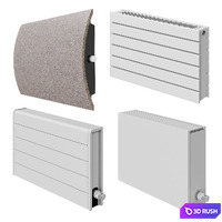 JAGA wall radiators 3D Model Corona