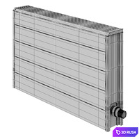 JAGA wall radiators 3D Model Corona