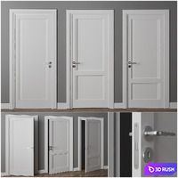 Doors Matteucci Otello 50 3D Model Vray, Corona