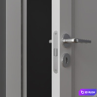 Doors Matteucci Otello 50 3D Model Vray, Corona