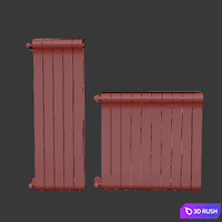 RadiatorBlack 3D Model Vray, Corona