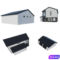 House_004 3D Model Corona