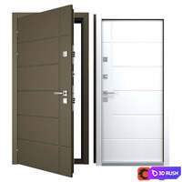 Entrance metal door Lino (Your Frame) 3D Model Vray, Corona