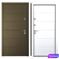 Entrance metal door Lino (Your Frame) 3D Model Vray, Corona