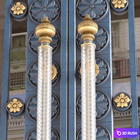 Entrance classic door. Entrance classic door 3D Model Vray, Corona