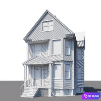 House 01 3D Model Corona