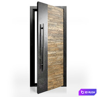 Front door 8 3D Model Vray, Corona