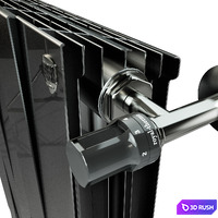 Heating Radiator Pianoforte 3D Model Corona