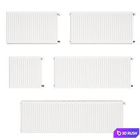 Standart radiator battery 3D Model Vray, Corona