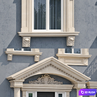 Windows and doors in the style of modern classics 5 3D Model Vray
