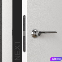 Next Academy Doors (Part 1) 3D Model Vray, Corona