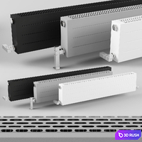 King Vent Convector Radiator 3D Model Vray